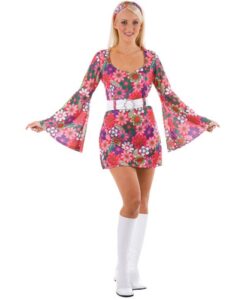 60's / 70's Flower Hippy Dress
