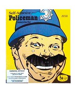 Police man moustache