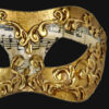 Eye Mask - Gold Music Note