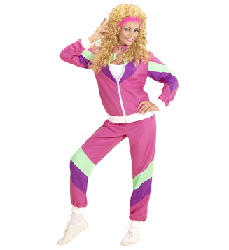 Ladies Shell Suit – Pink – Fantasy World