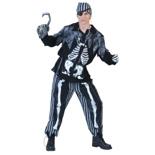 Skeleton / Zombie Pirate Costume - Male